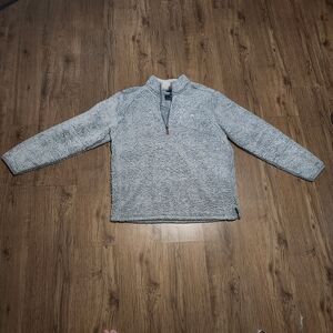 Southern Shirt Light Gray Men's Sherpa Zip Pullover